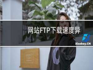 网站FTP下载速度异常-云服务器问题