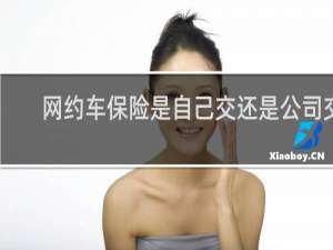 网约车保险是自己交还是公司交