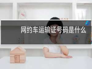 网约车运输证号码是什么