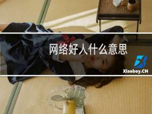网络好人什么意思？什么梗