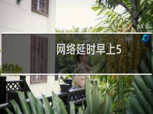 网络延时早上5：00至9：00之间访问