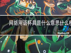 网络用语杯具是什么意思什么梗