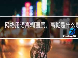 网络用语高糊画质、高糊是什么意思？高糊出美女又是什么什么梗