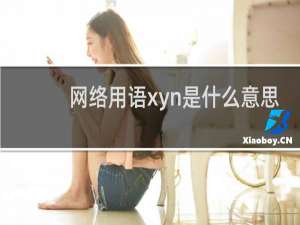 网络用语xyn是什么意思？字母圈xyn是什么性别什么梗