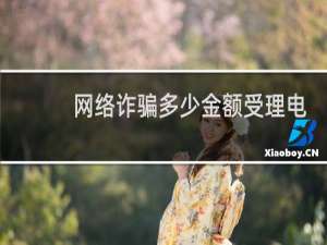 网络诈骗多少金额受理电话