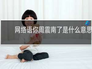 网络语你周震南了是什么意思，周震南代表什么群体什么梗