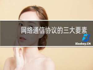 网络通信协议的三大要素是什么