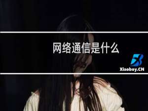 网络通信是什么