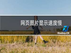 网页图片显示速度慢，文字转语音速度慢