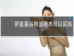 罗星露谷物语硬木可以买吗