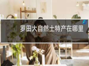 罗田大自然土特产在哪里