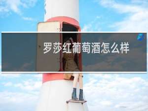罗莎红葡萄酒怎么样