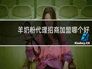 羊奶粉代理招商加盟哪个好