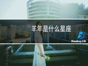 羊年是什么星座