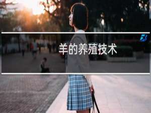 羊的养殖技术