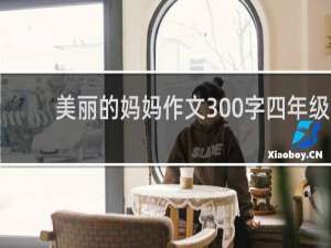 美丽的妈妈作文300字四年级