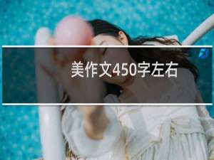 美作文450字左右