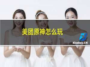 美团原神怎么玩