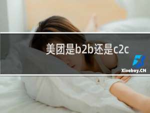 美团是b2b还是c2c