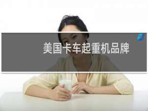美国卡车起重机品牌