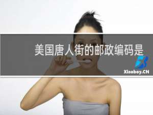 美国唐人街的邮政编码是多少