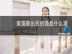 美国最出名的酒是什么酒