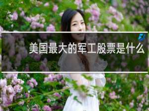 美国最大的军工股票是什么