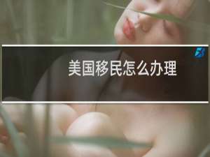 美国移民怎么办理