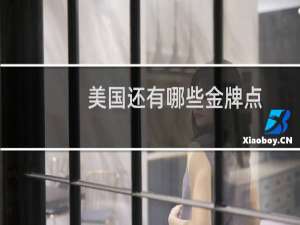 美国还有哪些金牌点