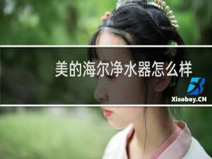 美的海尔净水器怎么样