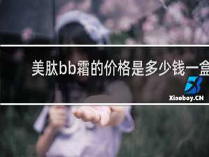 美肽bb霜的价格是多少钱一盒