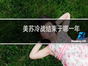 美苏冷战结束于哪一年