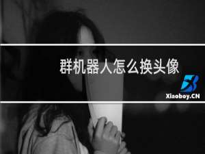 群机器人怎么换头像