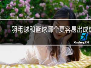 羽毛球和篮球哪个更容易出成绩