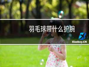 羽毛球带什么护腕