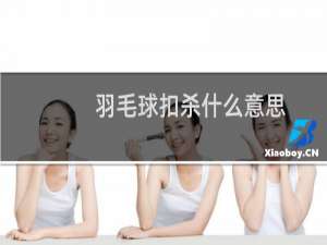 羽毛球扣杀什么意思