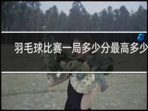 羽毛球比赛一局多少分最高多少分