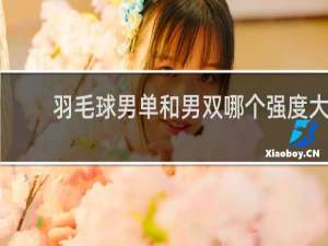 羽毛球男单和男双哪个强度大