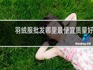 羽绒服批发哪里最便宜质量好