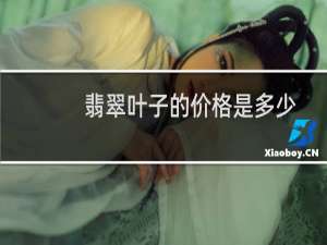 翡翠叶子的价格是多少