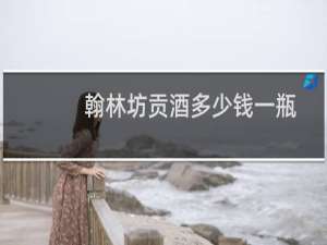 翰林坊贡酒多少钱一瓶