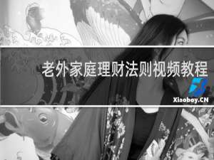 老外家庭理财法则视频教程