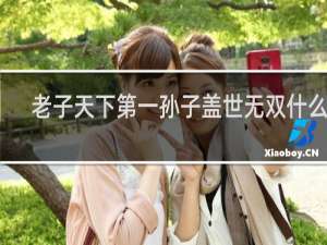 老子天下第一孙子盖世无双什么梗
