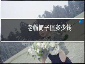 老帽筒子值多少钱