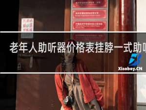 老年人助听器价格表挂脖一式助听器
