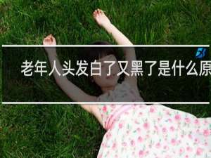 老年人头发白了又黑了是什么原因