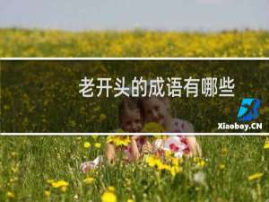 老开头的成语有哪些