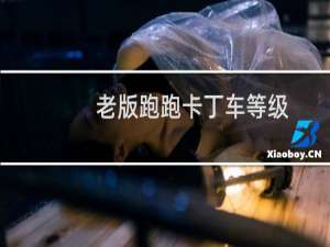 老版跑跑卡丁车等级
