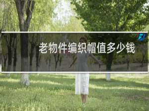 老物件编织帽值多少钱