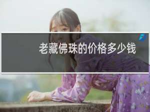 老藏佛珠的价格多少钱